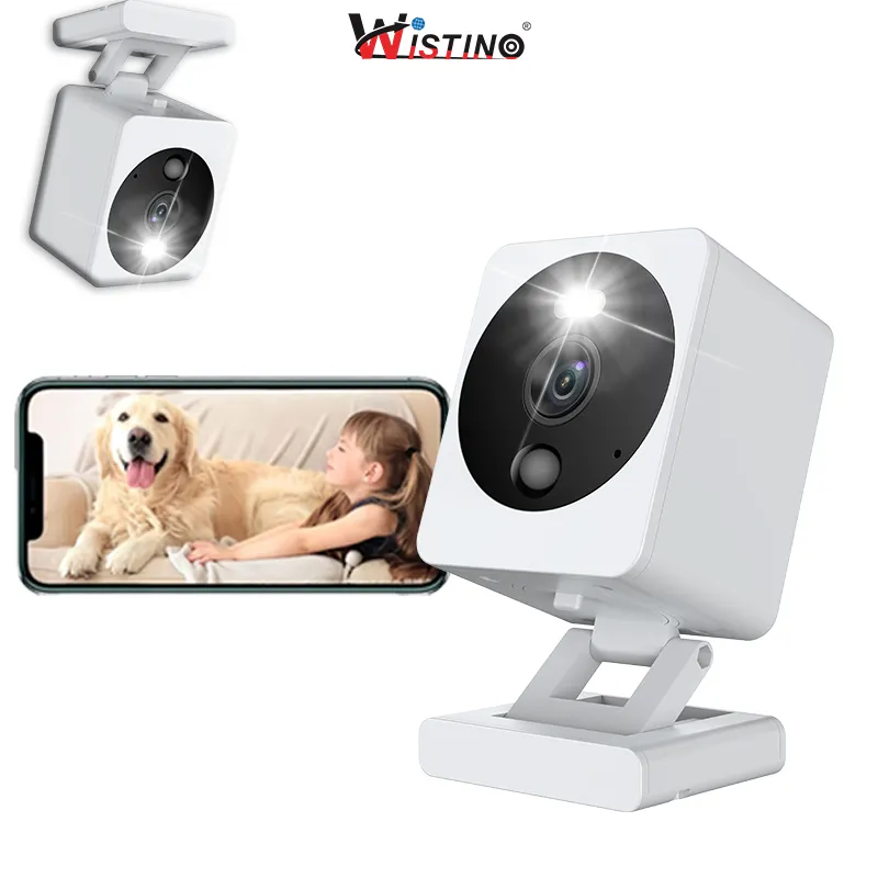 Wistino mini cámara digital 3K HD Equipo de Vigilancia visión nocturna a todo color Cámara WiFi de Voz bidireccional