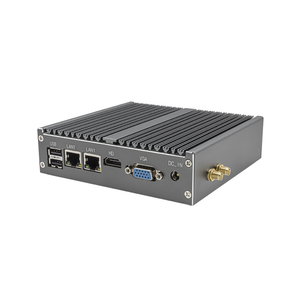 Giá rẻ không Quạt PC N2840 mạng kép RS485/232 cổng nối tiếp điện năng thấp 6 * USB Win10 Linux mini máy tính công nghiệp - Product Image 6
