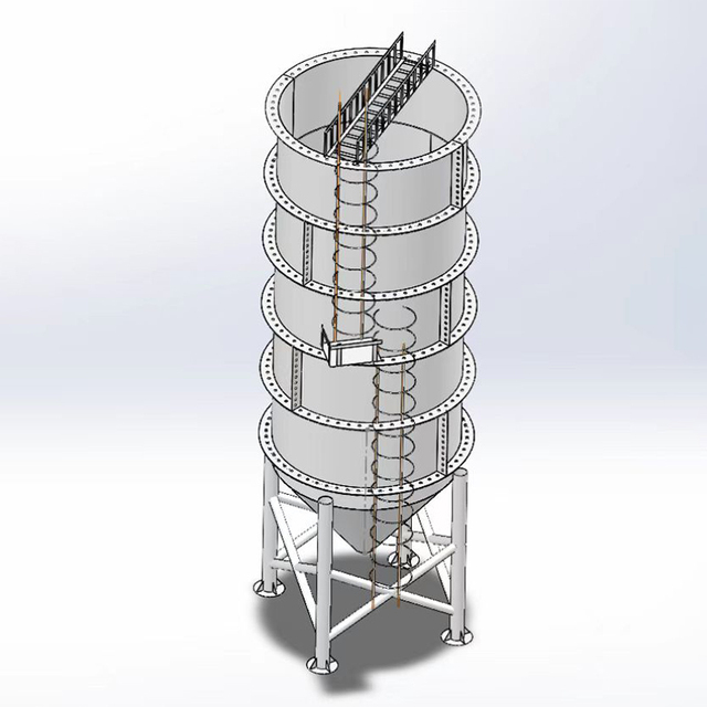 New 500t Cement Silo  Mobile Concrete Plant with Cement Silo  Bolt Together Silo
