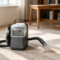 Nettoyeur vapeur électrique pour tapis, rayon de nettoyage de 6,5 m, étanche IPX4, faible bruit, machine de lavage en profondeur pour tissus domestiques