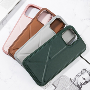 Thiết Kế Sang Trọng PU Da Gấp Đứng Chủ Điện Thoại Di Động Trường Hợp Chống Sốc Trường Hợp Đối Với iPhone 16 Cộng Với 15 Pro Max 14 13 - Product Image 6