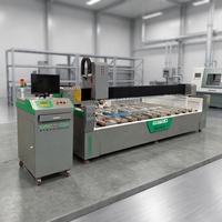 2010 2013 porte en verre décoration verre Laser gravure Led miroir maquillage Laser sablage marquage forage trous Machine