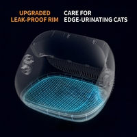 Litière pour chat en gros, bac à litière autonettoyant, toilette pour chat anti-pincement, bac à litière intelligent pour ménages multi-chats