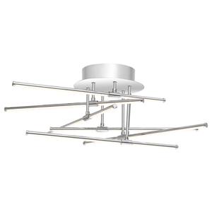 Plafonnier moderne industriel en métal noir et verre givré |   Éclairage Audacieux pour Café et Espaces à Concept Ouvert - Product Image 5