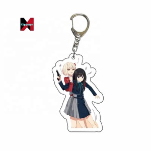 Llavero Acrílico de <span class=keywords><strong>Lycoris</strong></span> <span class=keywords><strong>Recoil</strong></span>, Adorno Colgante para Mochila de Anime, Diseño Lindo, Disponible en Stock, Envío Internacional - Product Image 4