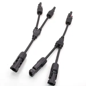 OEM GÜNEŞ PANELI PV fotovoltaik konnektörler Y2 2Y paralel Y şube 2 1 Splitter kablo ctor ctor tel fiş