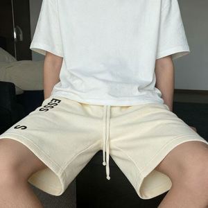 Pantalones Cortos <span class=keywords><strong>Fear</strong></span> para Hombre, Modernos, Holgados, 100% Algodón, Estilo Hip Hop, con Estampado Floral, para Mujer, Cintura Baja, con Cordón Ajustable, Logotipo de Marca, SS22 FW24 God - Product Image 5