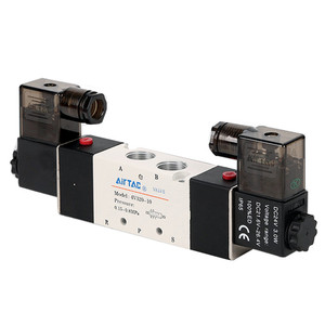 Válvula Solenoide Neumática Airtac 4V220-08, Válvula Direccional de Inversión de 2 Posiciones y 5 Vías, 4V120-06, 4320-10, 4V420-15 - Product Image 3
