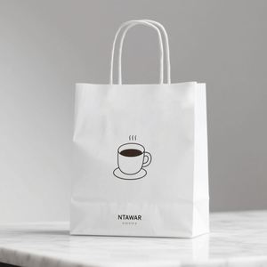 Custom Logo Kraft Paper Shopping Bag | Eco-Friendly Durable <b>Carrier</b> Bag with Handles for Boutique & Retail Packaging - Product Image 3