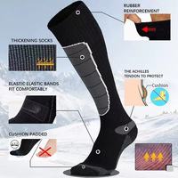Logo personnalisé de haute qualité pour le camping en plein air l'alpinisme neige chaussettes de ski en laine mérinos chaussettes de ski en laine