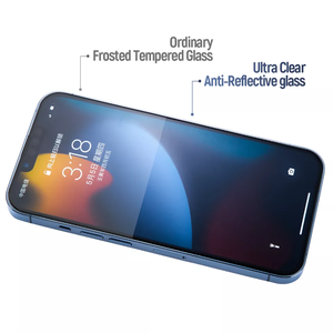 กระจกนิรภัย ODM Ultra thin Anti-Reflective HD สำหรับ iPhone 16 17 18 Pro AR ป้องกันรอยนิ้วมือ ความโปร่งใสสูง - Product Image 3