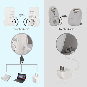 Oriteck – moniteur <span class=keywords><strong>Audio</strong></span> numérique sans fil pour bébé, haut-parleur de surveillance du sommeil et des pleurs, soins des animaux âgés, <span class=keywords><strong>Babyphone</strong></span>, DBM-8 - Product Image 3