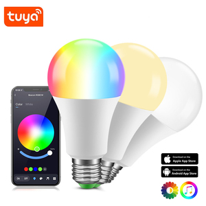 Tuya thông minh đèn hiệu <span class=keywords><strong>Bluetooth</strong></span> E27 9W RGB CCT A60 dẫn bóng đèn ánh sáng - Product Image 3