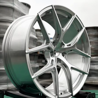 Jantes en alliage forgé pour course automobile, finition argent brossé, 19 pouces, état neuf, modèle 3, modèle Y, modèle S, Jeep Wrangler Gladiator, aluminium