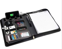 Carnets de notes et agendas uniques B5 2026 pour nouveau-nés avec fermeture éclair, chargeur sans fil Power Bank, USB 16 Go et logo LED – Idéal pour Noël et les affaires