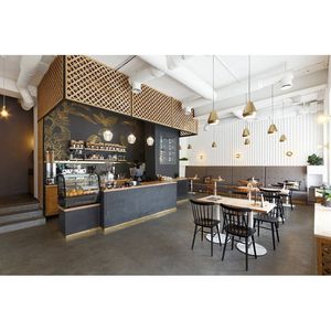 Bancone Bar Personalizzato per Ristoranti, Vetrina per Caffetterie, Design d'Interni per Caffè - Product Image 5