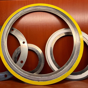 Bên trong Bên ngoài Vòng thép không gỉ <span class=keywords><strong>Graphite</strong></span> PTFE phụ phẳng Gasket TL-G404 xoắn ốc vết thương biển miếng đệm - Product Image 4