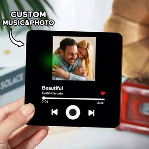 Nuevo Imán de Refrigerador Acrílico Personalizado al por Mayor, Álbum de Fotos Personalizado con Reproductor de Música - Product Image 4
