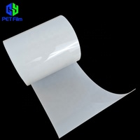 GY Offre Spéciale Polyester PET Film Blanc Laiteux Rouleau Matériel