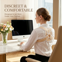 Attelle de correction de posture pour épaule en tissu souple et respirant, réglable en forme de 8, pour hommes et femmes, pour la fixation des fractures de la clavicule