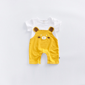 Vêtements pour bébés à prix abordable, vente flash, style européen, barboteuses pour nouveau-nés 100% coton, été - Product Image 3