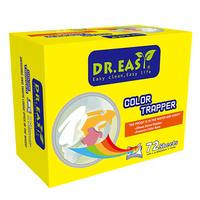 Para Color Catcher 72 hojas de tabletas atrapadoras de tinte para una estética visual mejorada