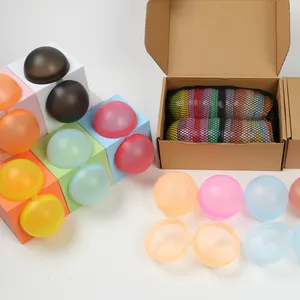 Lot de 8 ballons réutilisables à l'intérieur de l'eau Splash Ball bombe de réutilisation de l'eau pour les enfants