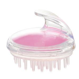 Cepillo de champú transparente, peine para champú, cepillo de masaje para la cabeza, cepillo de baño, peine de masaje de silicona para champú y meridianos - Product Image 5