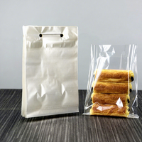 Sac d'emballage pour pain et sandwichs en plastique OPP/PE micro-perforé transparent jetable avec logo personnalisé