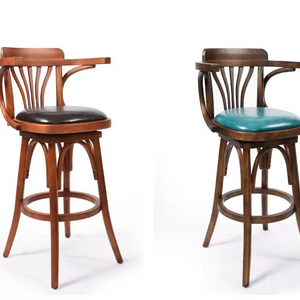 Taburete de <span class=keywords><strong>Bar</strong></span> de Madera de Lujo Británico, Muebles Modernos para el Hogar y Cafeterías, Taburete Alto de <span class=keywords><strong>Bar</strong></span>, Venta al por Mayor, Taburete de <span class=keywords><strong>Bar</strong></span> Clásico - Product Image 1