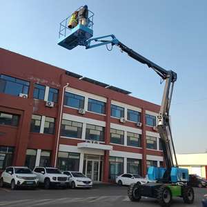 8-<span class=keywords><strong>22M</strong></span> 230KG Elektrischer selbst fahrender Teleskop ausleger <span class=keywords><strong>Diesel</strong></span>-Manlift-Hubarbe its bühne mit Kettens ch linge 220V - Product Image 5