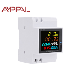 DIN 가이드 레일 AC 디스플레이 110V-380V 100A LCD 클래스 1.0 정확도 1년 보증 스마트 단상 전기 에너지 미터 - Product Image 3