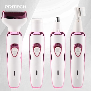 Épilateur Rechargeable PRITECH 4 en 1, Tonedeuse Bikini, Épilateur Corps, <span class=keywords><strong>Rasoir</strong></span> Électrique <span class=keywords><strong>Femme</strong></span> <span class=keywords><strong>pour</strong></span> <span class=keywords><strong>Sourcils</strong></span> Nez Jambes - Product Image 3