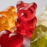 OEM ODM Fabriek Meerdere Kleuren Gezonde Fruit Smaak Gelatine Gummies Beren Zoete Zachte Kauwgom Snoepjes