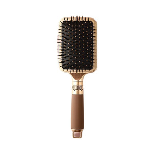 Brosse à cheveux à coussin d'air, rose gold, ovale, pour massage des cheveux longs, antistatique, portable, pour boucler les cheveux - Product Image 5