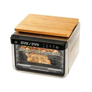 対流トースターオーブン用木製まな板大型リバーシブル多目的厚