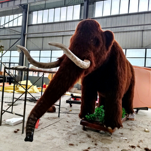 Modelo de Mamut Animatrónico de Tamaño Real, Estatua de Animal Prehistórico Realista para Parques Temáticos, Museos, Exposiciones y Eventos al Aire Libre - Product Image 1