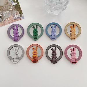 Cartoon Mirror Phone <b>Stand</b> Adhesive Foldable Universal Ring Holder For <b>Desktop</b> Home Office Use - Product Image 3