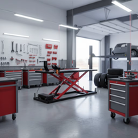 Plateforme élévatrice hydraulique électrique robuste YongHao pour réparation de motos, modèle personnalisable