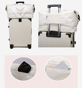 Custom Logo <b>Women</b> Luggage Travel <b>Bags</b> Large Capacity Oxford <b>Sport</b> Gym <b>Bag</b> Waterproof Dry and Wet Separation Duffel <b>Bag</b> - Product Image 3