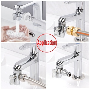 Faucet <b>Adapter</b> to G1/2 Hose <b>Adapter</b> with Quick Connector Nozzle Washing Machine Connector Faucet Diverter <b>Switch</b> Valve - Product Image 6