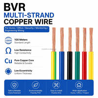 PVC-isolierte flexible Kupfer-Elektrokabel H07V-K H07V-R 1,5mm 2,5mm 4mm 6mm 10mm für Elektroinstallationen in Gebäuden und Häusern