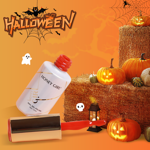 HONEY GIRL Vernis à ongles gel luminescent arc-en-ciel 10 couleurs, vente chaude, gel qui brille dans le noir, application DIY, conception personnalisée OEM/ODM - Product Image 4