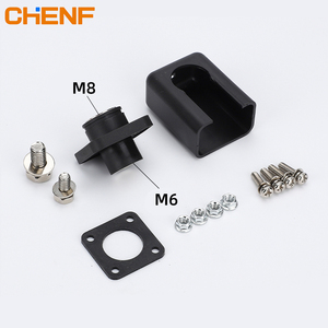 Đỏ đen bảng điều khiển gắn vuông năng lượng lưu trữ vỏ cách nhiệt tất cả các đồng bài 200A pin lithium nối dây thiết bị đầu cuối - Product Image 4