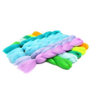 Frauen 24 Zoll Jumbo Braid Synthetic Hair Lot von 1 Stück gerade Frisur DIY Flechten Haar Großhandel für DIY Frisur - Product Image 2