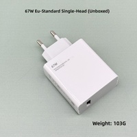 Adaptor Pengisian Daya Super Cepat 67W dengan Kabel Tipe C 6A, Pengisi Daya Ponsel, Pengisi Daya Dinding Fast Power Delivery untuk Ponsel