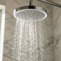 Système de douche thermostatique 3 fonctions avec bec de baignoire en laiton robuste, finition chrome poli, jet puissant, vente en gros OEM pour hôtels