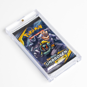 Étui pour cartes Pokémon TCG en plastique haute transparence et dureté, pack booster, porte-cartes magnétique One Touch - Product Image 3