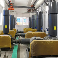 Souffleur Roots à déplacement positif pour le transport de gaz dans les fours de fusion, le transfert d'air et de matériaux dans le processus de fusion des métaux