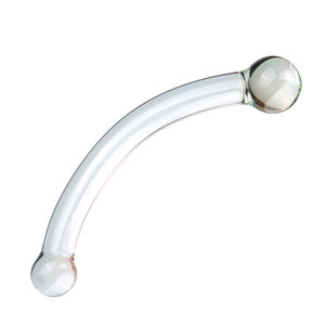 Productos para adultos Consolador de vidrio transparente Pareja Coqueteando Juguete sexual Masaje erótico - Product Image 6